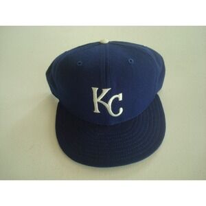 KANSAS CITY ROYALS   NEW ERA 90S  FITTED SZ 6 7/8  HAT CAP VINTAGE EE4